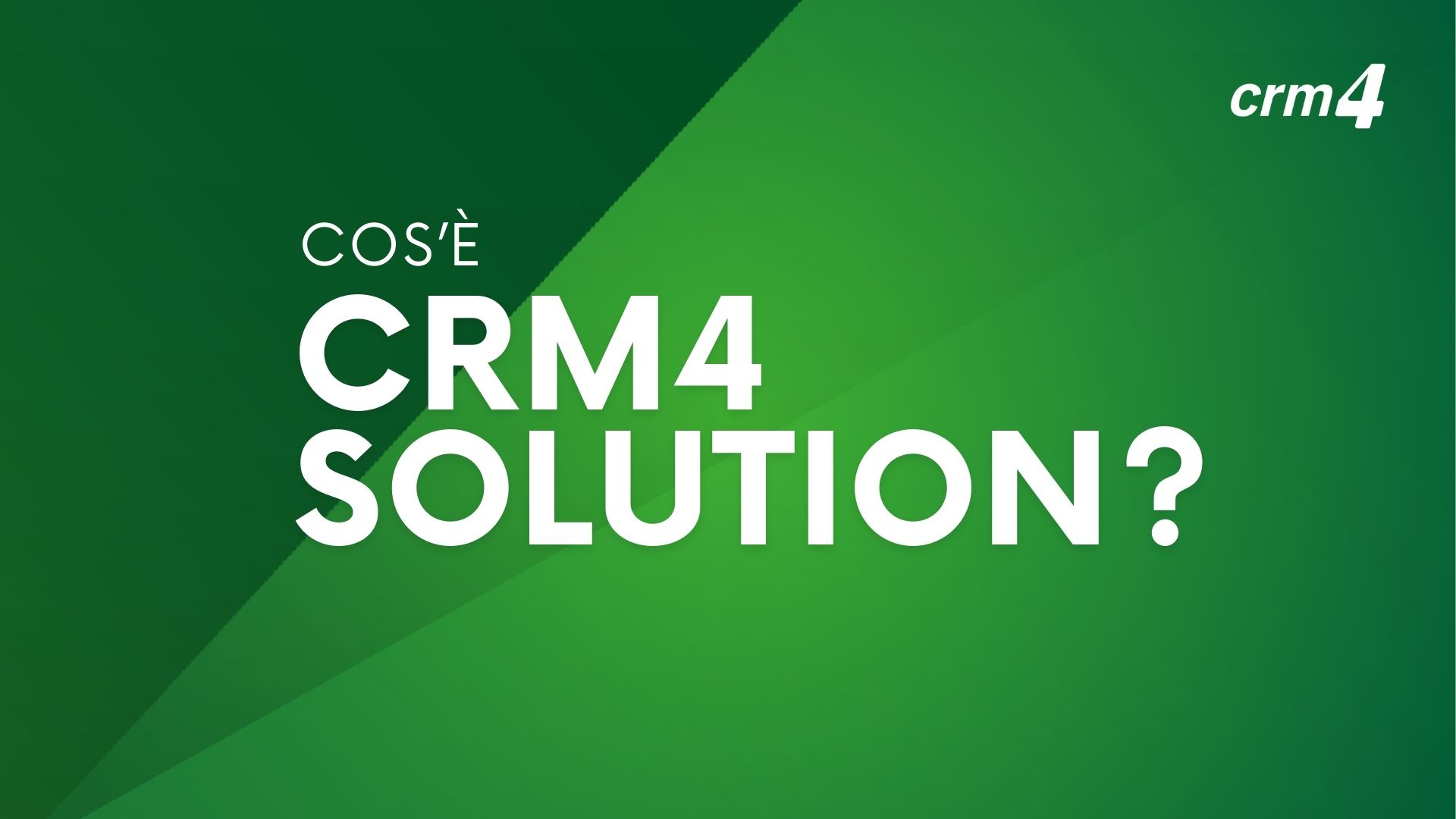 crm4 solution cover